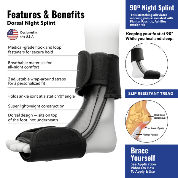 Plantar Fasciitis Day & Night Splint Bundle