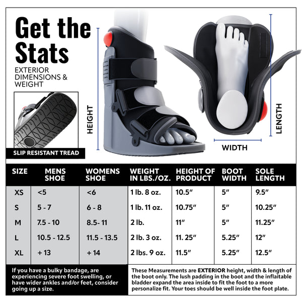 AirGlide Recovery Walking Boot - Short