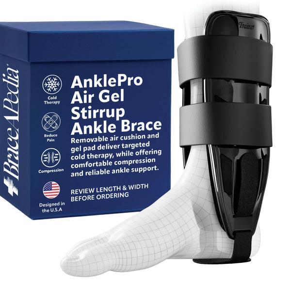 AnklePro Air Gel Stirrup Ankle Brace
