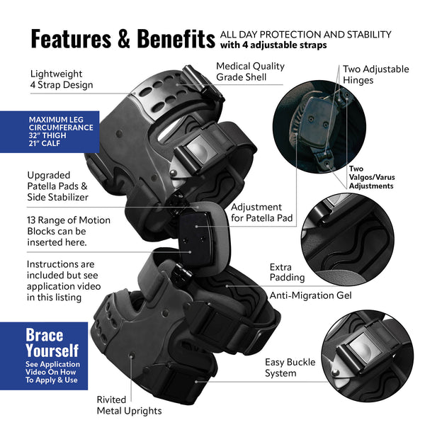 Elite Dual Adjustment OA (Osteoarthritis) Knee Brace