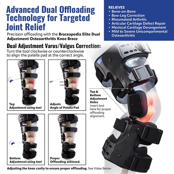 Elite Dual Adjustment OA (Osteoarthritis) Knee Brace