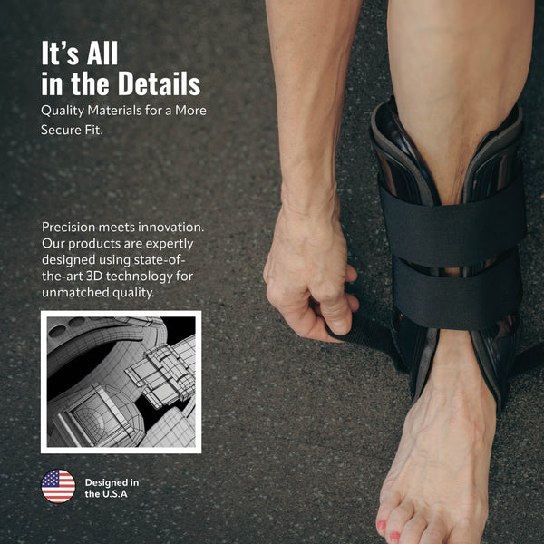 AnklePro Air Cushion Stirrup Ankle Brace
