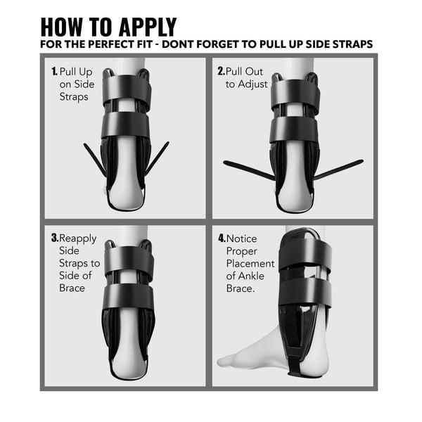 AnklePro Air Gel Stirrup Ankle Brace