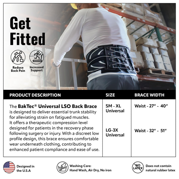 BakTec Universal 626 LSO - Lower Back