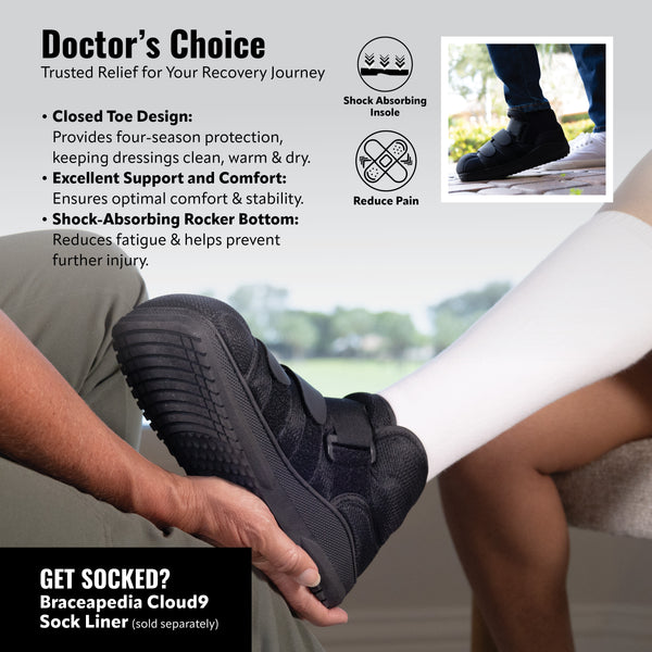 Closed Toe Post-Op Shoe