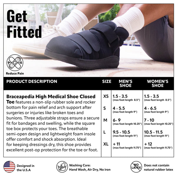 Closed Toe Post-Op Shoe