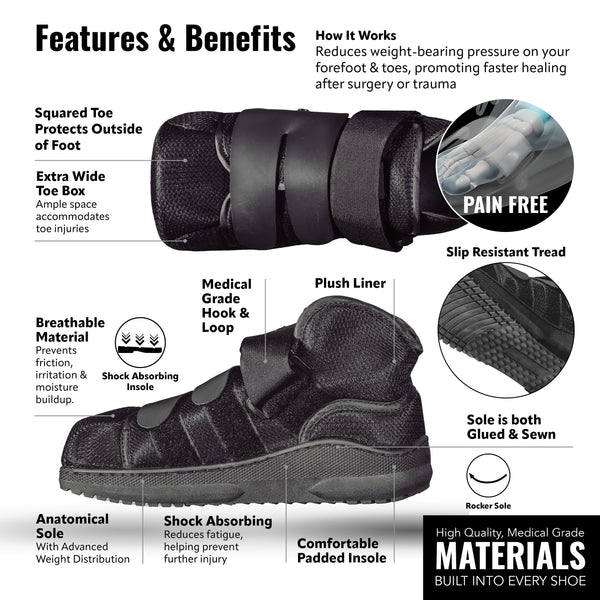 Closed Toe Post-Op Shoe