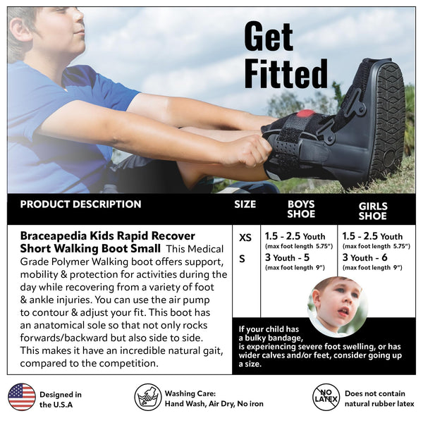Pediatric Rapid Recovery Walking Boot - Short