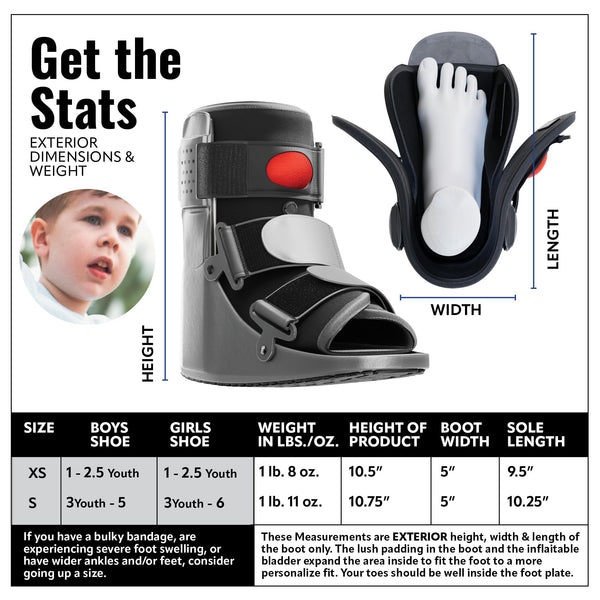Pediatric Rapid Recovery Walking Boot - Short