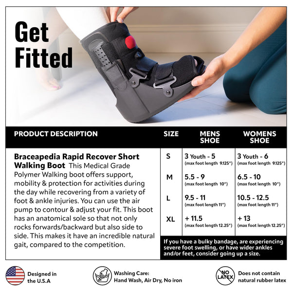 Rapid Recovery Walking Boot - Short