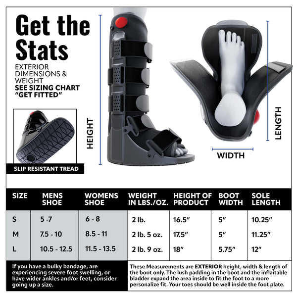 Complete Care Tall Walking Boot Bundle