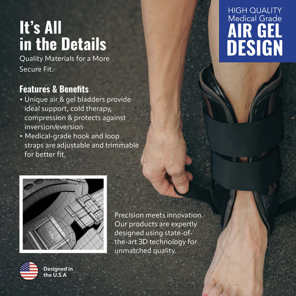 AnklePro Air Gel Stirrup Ankle Brace