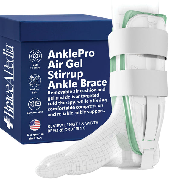 AnklePro Air Gel Stirrup Ankle Brace