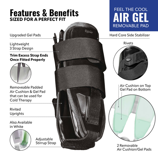 AnklePro Air Gel Stirrup Ankle Brace