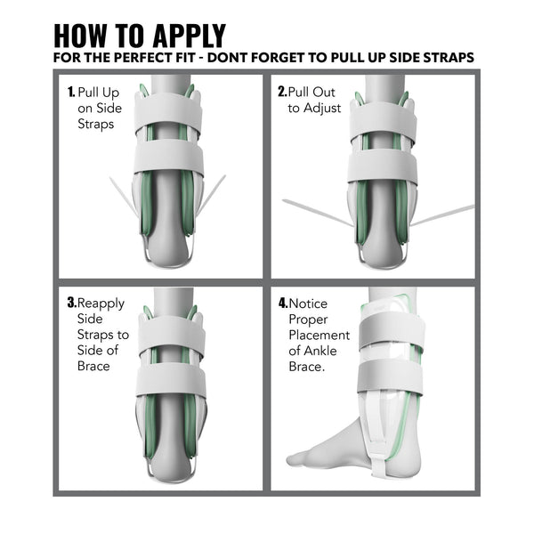 AnklePro Air Cushion Stirrup Ankle Brace