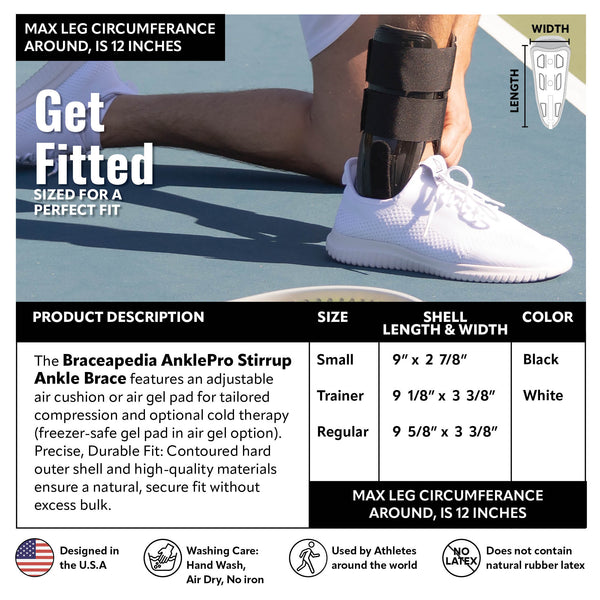 AnklePro Stirrup Ankle Brace