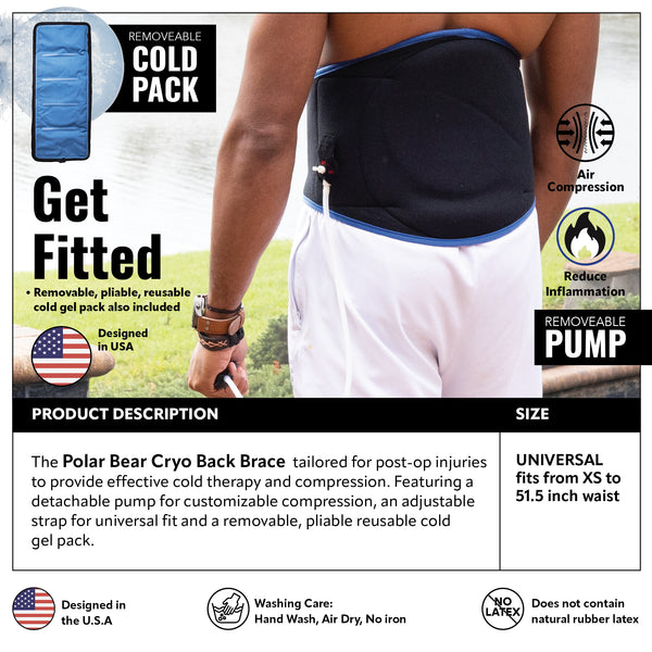 Polar Bear Cryo Pneumatic Back Brace