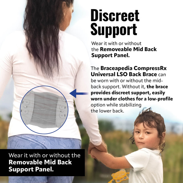 CompressRx Universal LSO Back Brace - Mid Back