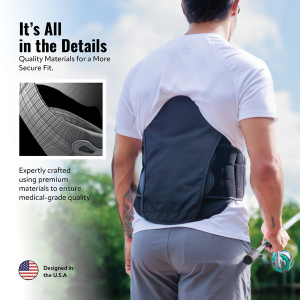 CompressRx Universal LSO Back Brace - High Back