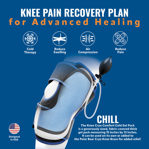 Polar Bear Cryo Pneumatic Knee Brace