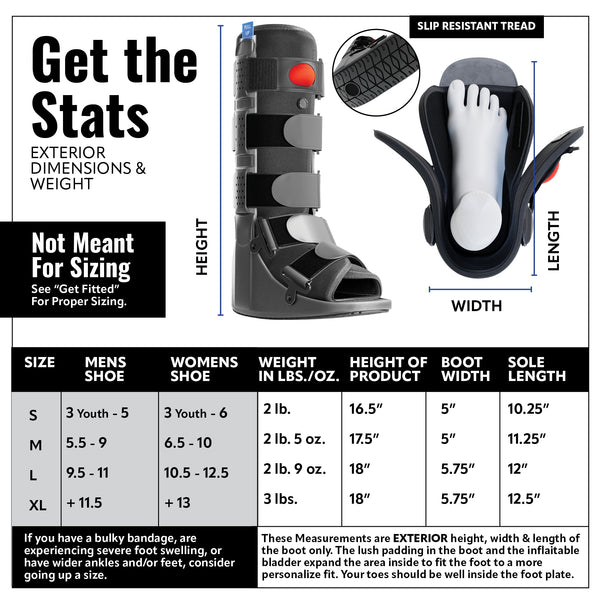 Rapid Recovery Walking Boot - Tall