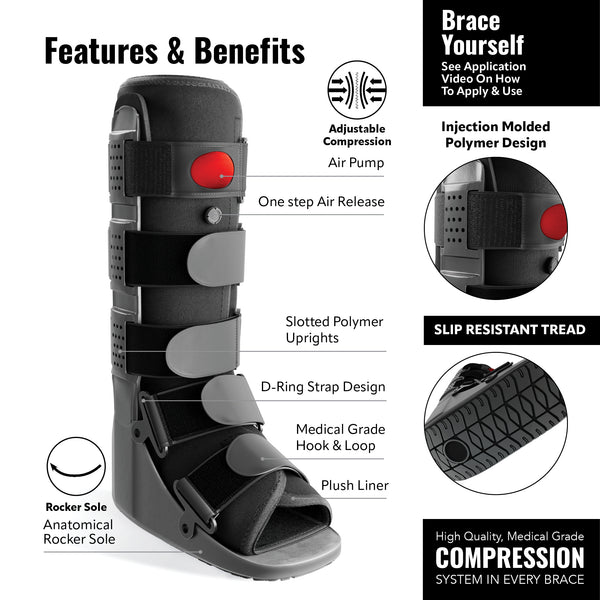 Pediatric Rapid Recovery Walking Boot - Tall