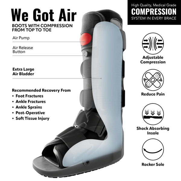 Pediatric Rapid Recovery Walking Boot - Tall