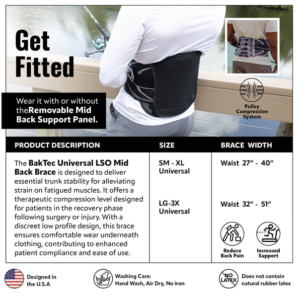 BakTec Universal 627 LSO - Mid Back