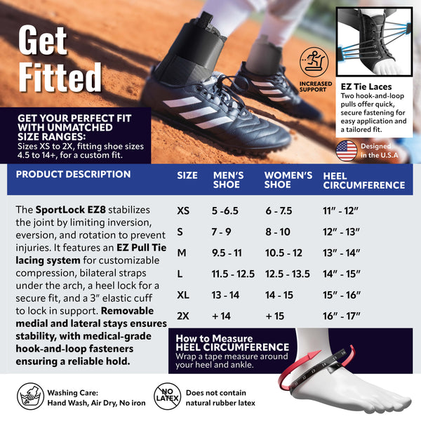 SporLock EZ8 Ankle Brace