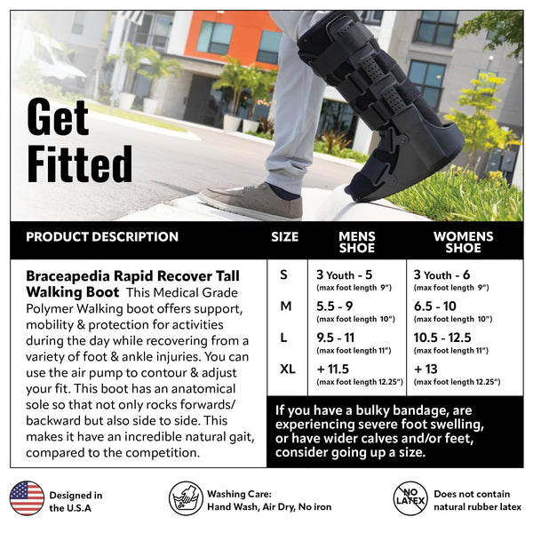 Rapid Recovery Walking Boot - Tall